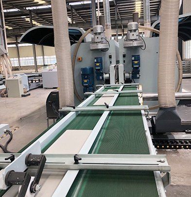 UV coating line — Shandong Home Top flooring factory